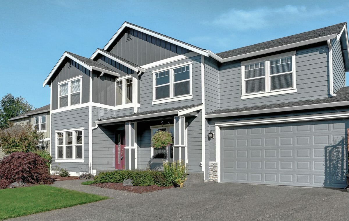 James Hardie Plank Siding Cedarmill Colourplus Statement collection Siding contractors in Calgary - working with siding planks, panels, shingles