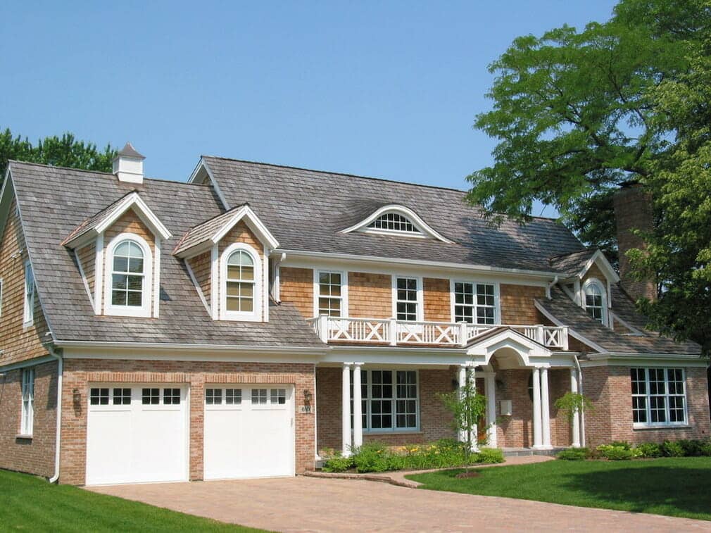 Cedar shingles on the house in Oakville