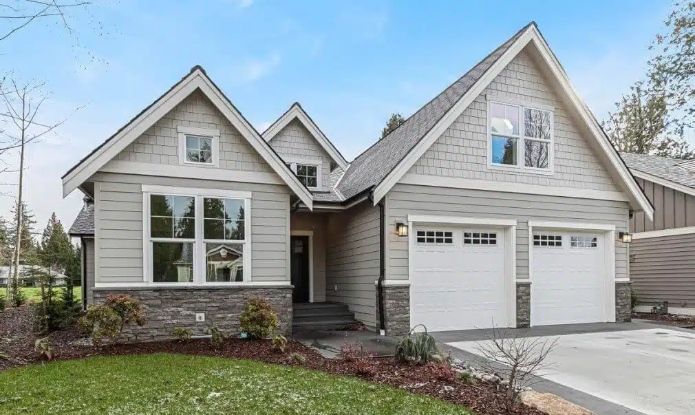 James Hardie Shingles Cedarmill Colourplus Statement collection in Pearl Gray Exterior home siding (vinyl, hardie, cedar) - installation cost in Edmonton