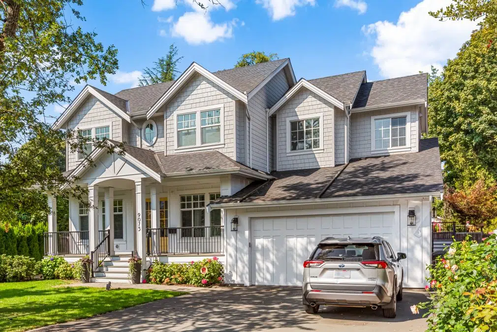 James Hardie® Shingles siding in Pearl Gray Exterior home siding - installation and replacement cost of James Hardie, cedar, vinyl siding in Hartford, CT